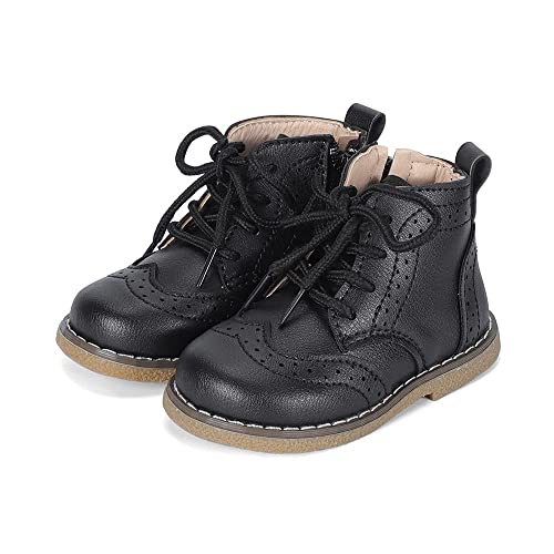 MK MATT KEELY Boys Girls Boots Lace Up Combat Ankle Boots Toddler Fashion Shoes for Toddler Kids Unisex(Toddler/Little Kid)3