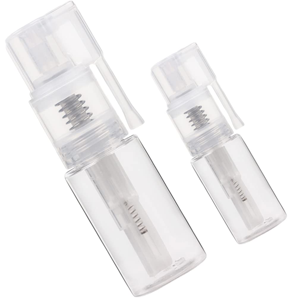 Beavorty 2pcs Small Spray Bottle with Fine Mist 14ml 35ml Barber Powder Spray Bottle for Hair and Face Refillable Spray Bottles for Cleaning Solutions Perfume Plants Cosmetics