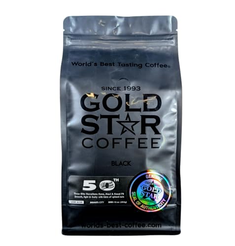 Gold Star Coffee 50th - 100% Hawaiian Coffee Blend