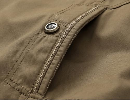 Ruixinxue Jaqueta masculina de lã de inverno para uso ao ar livre, leve, jaqueta de transição slim f