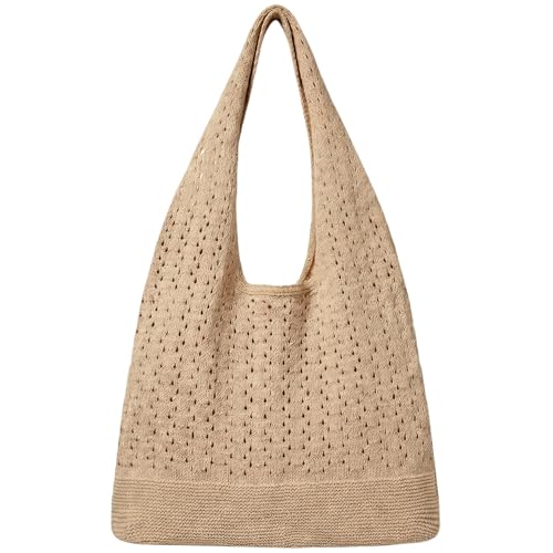 Bolso Tote de Playa de Crochet para Mujer