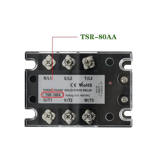 Relais statique triphasé SSR 80A évite la surchauffe des circuits électriques AC 480V - 3