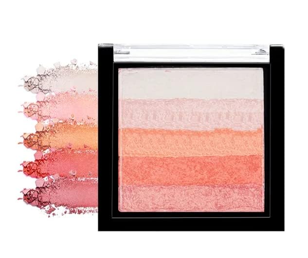 Hudamoji Instant Glow Highlighter Shimmer Brick Powder 7g