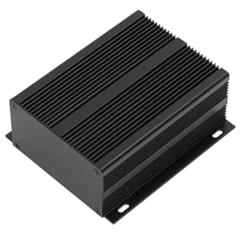 Ubersweet Aluminum Alloy Electronic Box, Waterproof Corrosion Resistant Screw Mounting Circuit Board Enclosure Integrated for Industrial Equipments