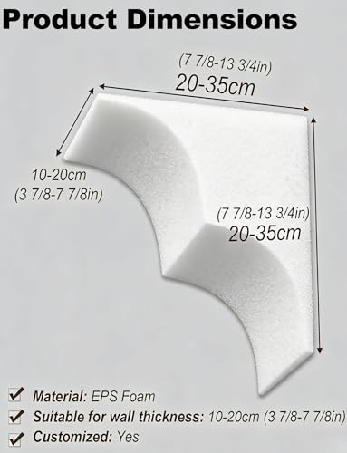 Kit de Arco para Puerta Solución Pasos Sin Obra Moldura Espuma Pintable 3