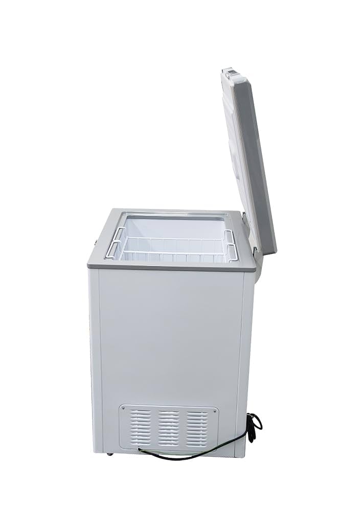 中古品　安い　家庭用　JCM 冷凍庫 ホワイト 142L Amazon | 業務用(ジェーシーエム)JCM 冷凍ストッカー JCMC-142