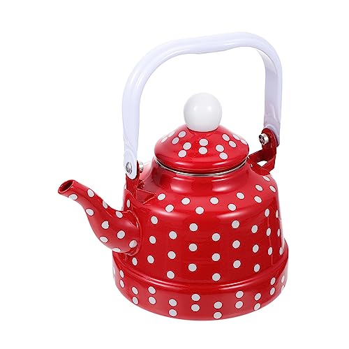 Bouilloire en émail et théière de service à thé pour eau bouillante domestique