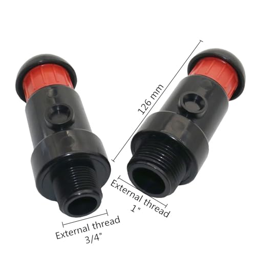 Válvulas de admisión y escape automáticas: accesorios de tubería de riego agrícola de 1" 3