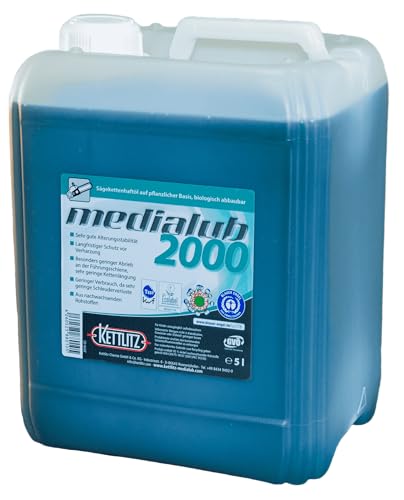 5 L huile de chaîne Tronçonneuses biodégradable Medialub 2000