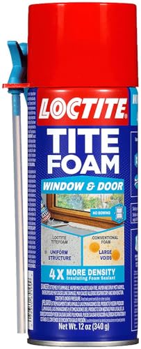 Image of Loctite Tite Foam Window & Door White Insulating Foam Sealant, 12 fl oz Can, 1 Pack