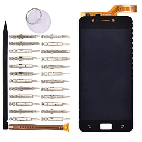 Image of LCD Screen Display with Digitizer Touch Panel Without Bezel Frame Compatible with Asus Zenfone 4 Max ZC520KL(Black)
