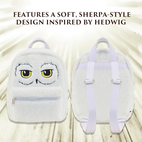 Harry Potter Mini Backpack, Small Travel Bag for Men and Women, Hedwig, Multi, One Size3