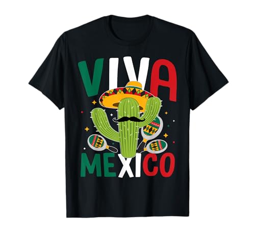 Viva Mexico Mexican Independence Day Man Women Kids T-Shirt