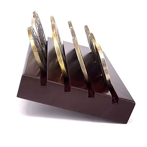 Military Collectible Challenge Coin Display Holder Stand Holds 16-18 Coins #TOP3