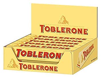Toblerone Swiss Made Milk Chocolate, 100 Gram (Pack Of 20, 1.500 Kg)