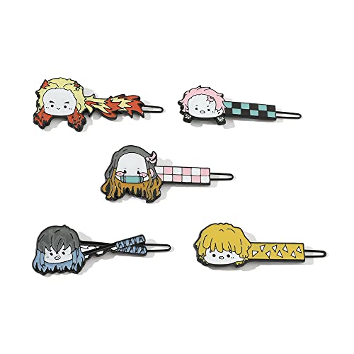 Anime Demon Hair Pins Slaye - Character Sword Kamado Tanjirou, Kochou Shinobu Weaponry Katana Hair Clips Gift For Women Jewelry #TOP17