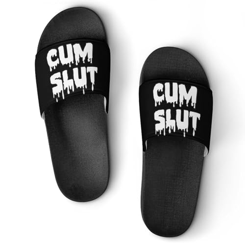 Cum Slut House Sandals Non-Slip Bathroom Slippers Beach Summer Shoes for Men Women