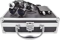 3,5-fache Lupe mit 3 W Scheinwerfer, 420 mm Zahnlupe, Fernglaslupe, Zahnlupe mit Aluminiumbox