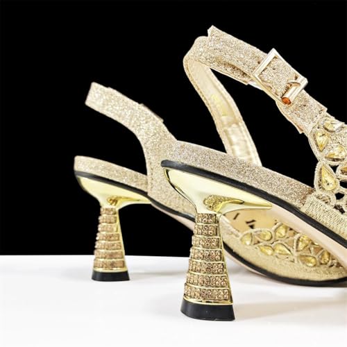 Mini sac à chaussures évitant les rayures sur les talons hauts strass