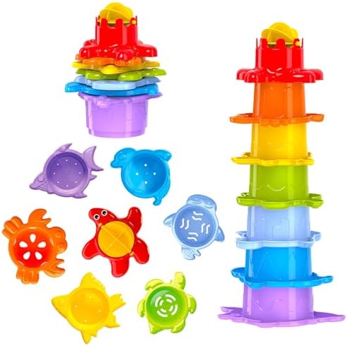 💦 FANCY Baby Set de Cubos Apilables para Bebés