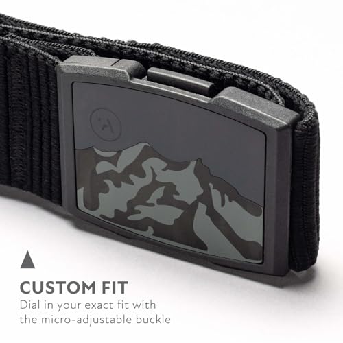 Image of Arcade Experience Unisex Belt, Heavy Duty Elastic Webbing, Non-Metal Travel Friendly Buckle