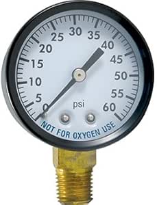 Pressure Gauge Top Mount Automotive