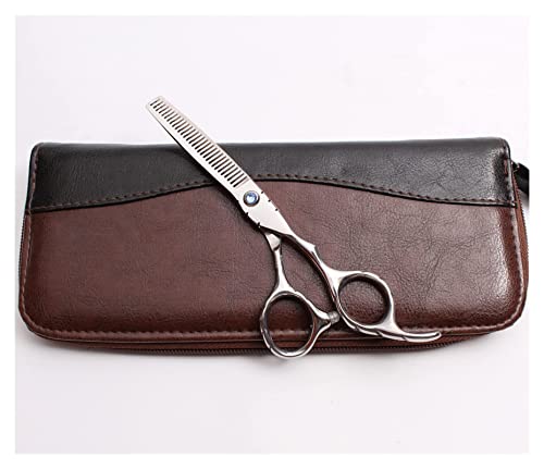 Ciseaux de coiffure YZCIS argentés et durables pour désépaissir