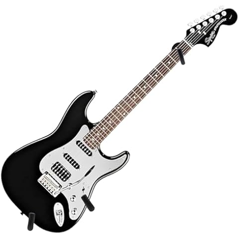 DSHE Guitar Wall Mount, Iron, Foam Cushioned, Adjustable, for Electric, Acoustic, Classical Guitar, Ukulele, Banjo, Mandolin, 18 lbs Capacity, Wall Hanger, 1 Set Cover