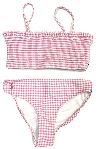 POLO RALPH LAUREN Girls Bikini Gingham Two Piece Swimsuit Size Big Girls 16 (XL) Pink