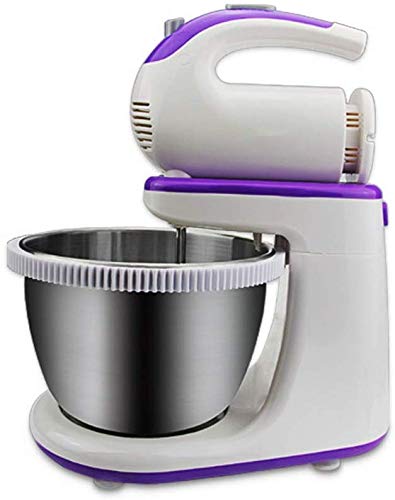 Küchenmaschine, Profi-Food Mixer, Lila Dual-Use 300 W Leistung 5 Speed ​​Betrieb Für Schütteln Mischen Von 3-Liter-Edelstahlschüssel Benutzt