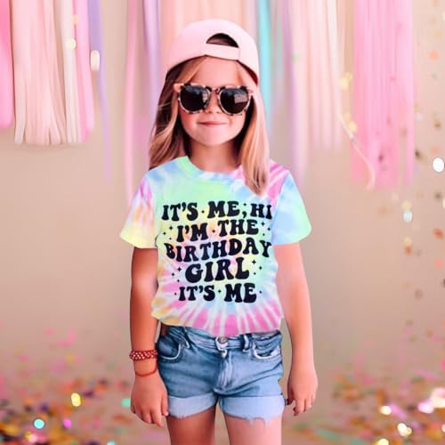 Girls Birthday Shirt - I'm The Birthday Girl T-Shirt Party Tee Top Kids Outfit4