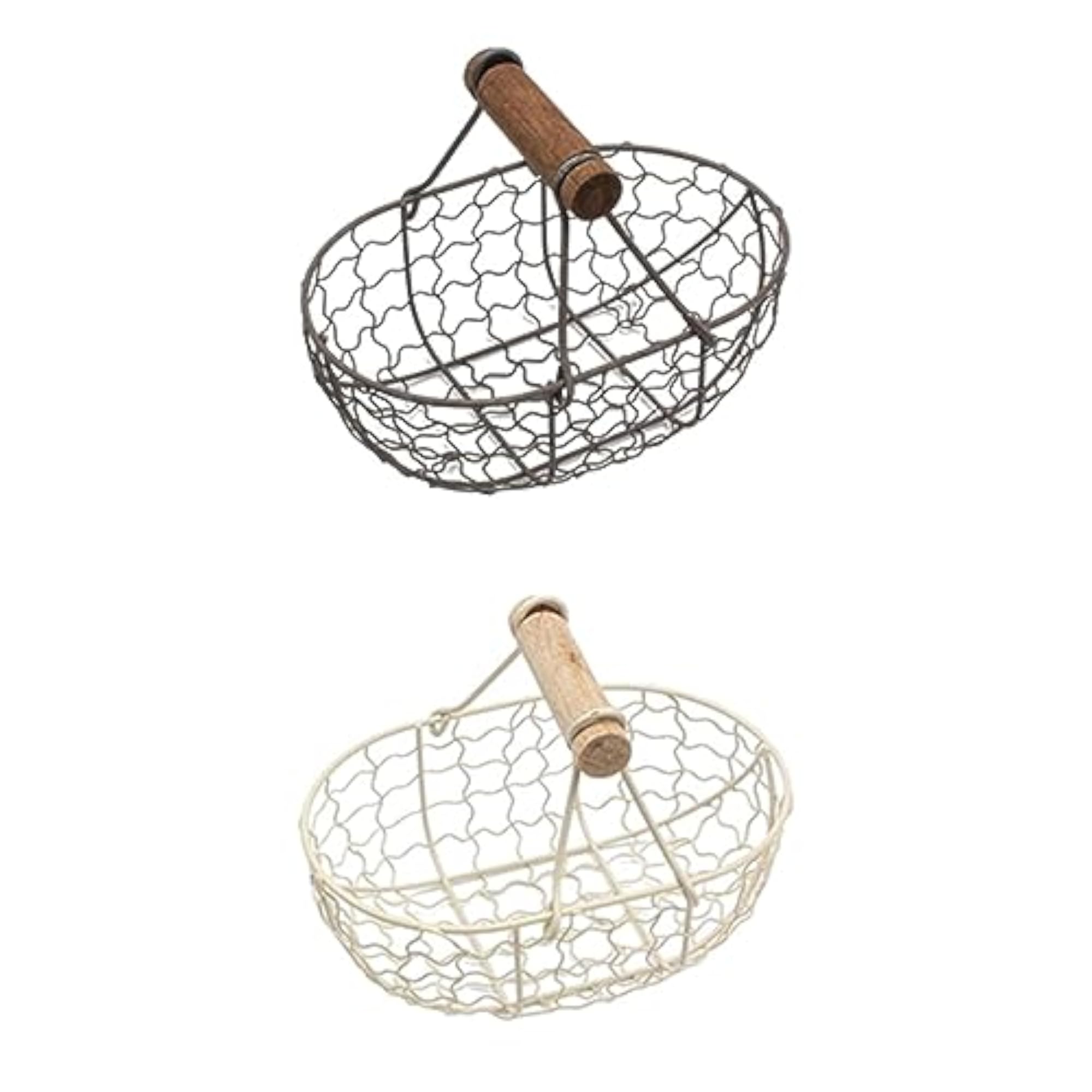 Metal Bread Storage Organizer Basket, Fruit Serving Basket