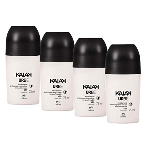 Desodorante Antitranspirante Roll-on Kaiak Urbe Masculino - 75ml (KIT COM 04)
