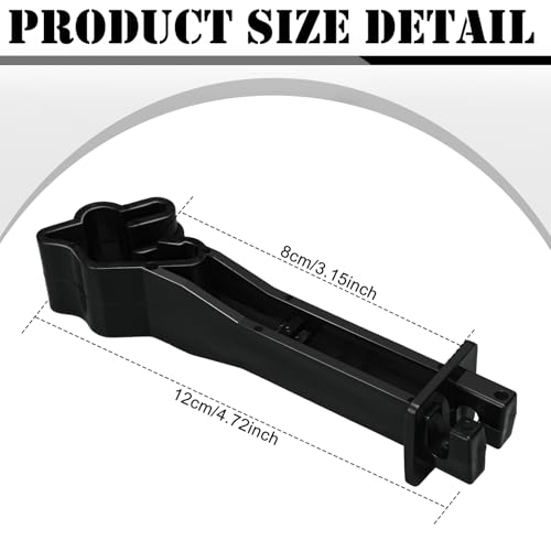 Image of Outus 25 Pcs Reversed Extender Insulator Snap Fit T Post Insulators for Electric Fence Wire for Yard Agricultural Ranchers Farm Fence (Black)
