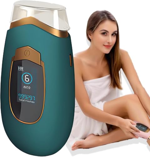 2025 Nuevo Depiladora por luz pulsada, 2 en 1, para mujer y hombre, depilación de cara, cuerpo y zona de bikini, tecnología avanzada para resultados duraderos (A)