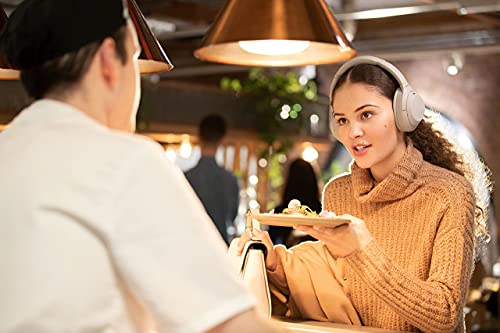 Sony Noise Cancelling Wireless Headphones - 30Hr Battery Life - Over Ear Style - Optimised For Alexa And Google Assistant - Built-In Mic For Calls - Wh-1000Xm4S.ce7 - Limited Edition - Silver/Gold #TOP3