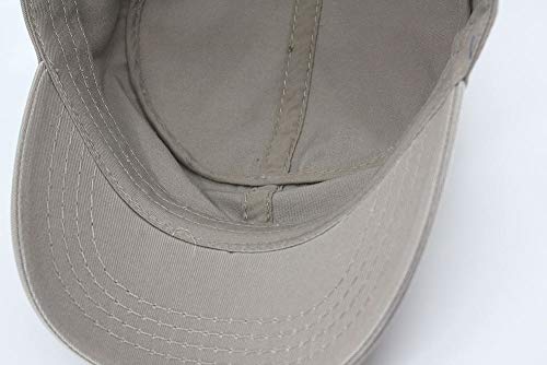 Image of The Vintage Year Heavy Stitching Washed Cotton Cadet Hat - Durable Military Baseball Cap for Men & Women, Outdoor Casual Wear