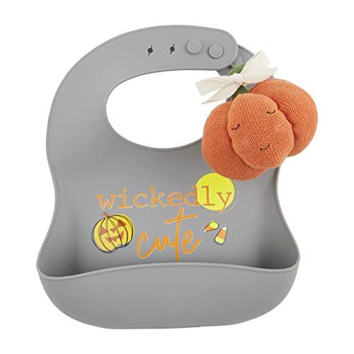Mud Pie Silicone Bib Set, Halloween