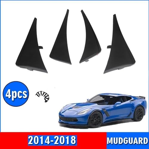 Garde-Boue pour Chevrolet Corvette C7 Accessoire Premium Auto 4 Pcs - 2