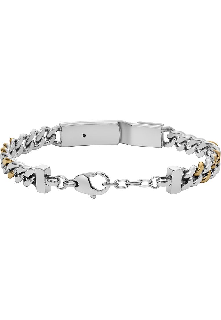 Diesel Herrenarmband in 2 Farben aus Edelstahl mit Karabinerverschluss