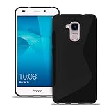 S-line Slim Hülle für Huawei Honor 5c | Unifarben Tasche in Schwarz