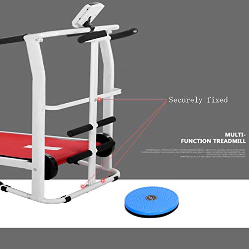 Image of Treadmill Folding Mechanical Walking Machine Multi-Function Sit-Up Running Machine