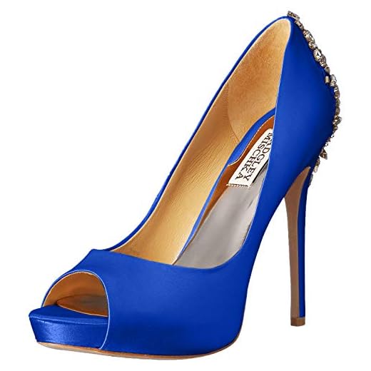 Badgley Mischka womens Kiara Dress Pump, Sapphire, 6.5 US