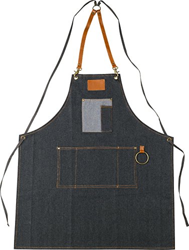 Tablier en denim Macho Barburys pour barbier et coiffeur