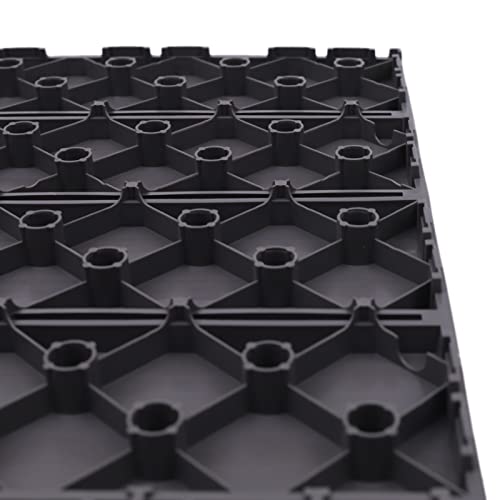 22 Pcs Wood Plastic Composite Patio Deck Tiles, 12”X12” Interlocking Decking Tiles, Water Resistant For Indoor & Outdoor, 22 Sq. Ft -Westminster Grey For Patio Deck, Pools, Garden, Soft Lawn #TOP4