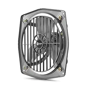 Orient Electric Hill Air 225mm Electric Exhaust Fan for Bathroom and Kitchen | Front-guard and Powder-coated Body | 2-year Warranty (Dark Grey) (Hill Air 225mm)