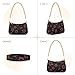 Shoulder Bag for Women Red Stars Hobo Purse Tote Handbags Small Clutch Purses Underarm Bags with Zipper Closure