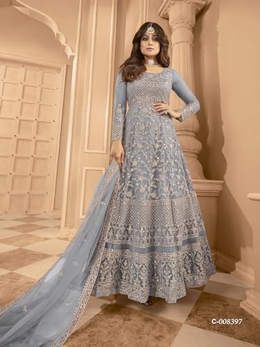 Delisa Indian/Pakistani Bollywood Party Ready to Wear embroidered Anarkali Gown Dress Suit Salwar Kameez For Women DF-71722