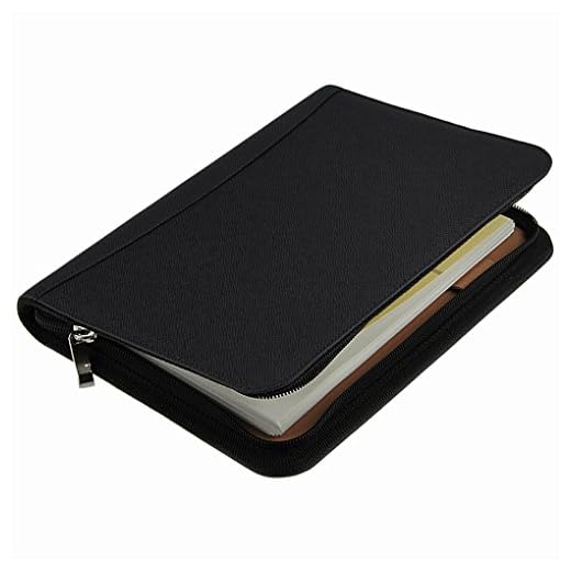 Executive PU Leather A5 Notebook Organizer