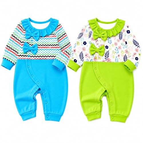 Image of EIO 100% Cotton Rompers Sleepsuits Jumpsuit Night Suits for Infants Newborn Baby Boys & Girls